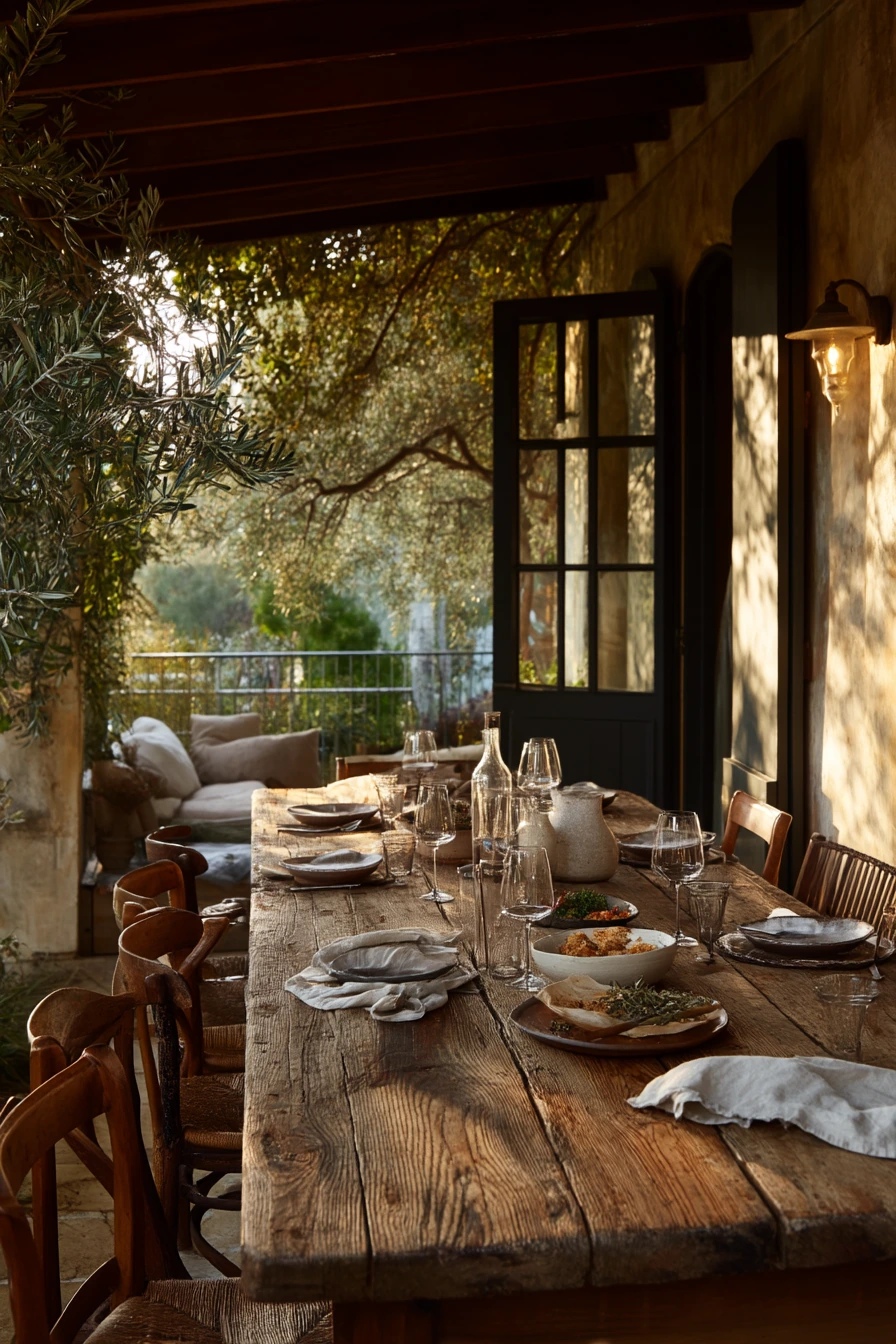 Mediterranean Dinner Veranda