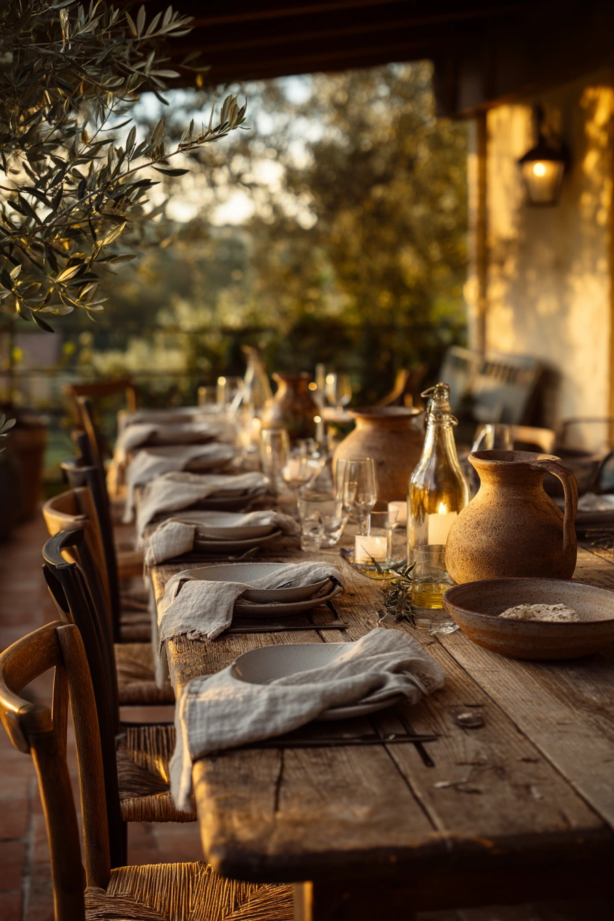 Mediterranean Dinner Veranda