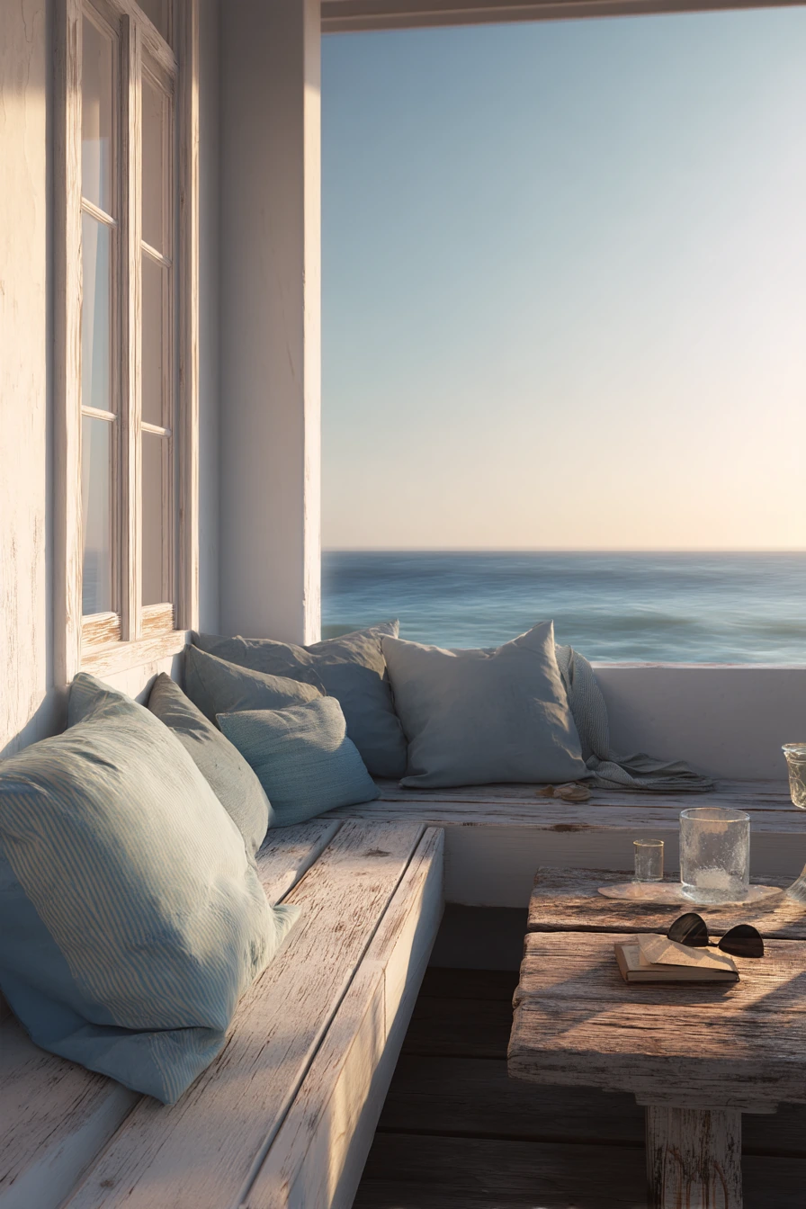 Coastal Veranda Sunset Pause