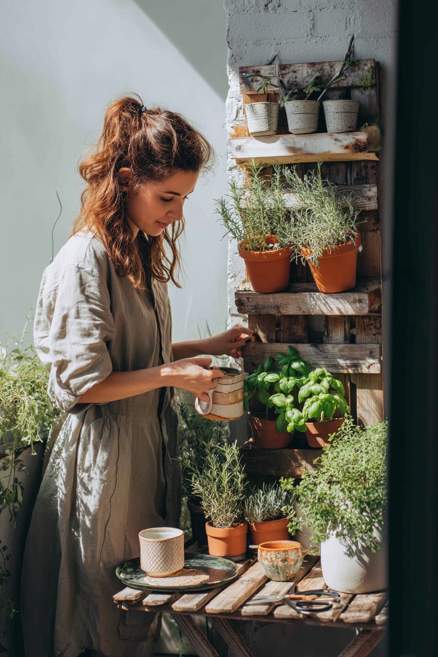 vertical pallet garden ideas