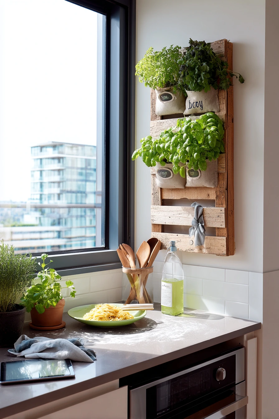 Modern Kitchen Herb Nook