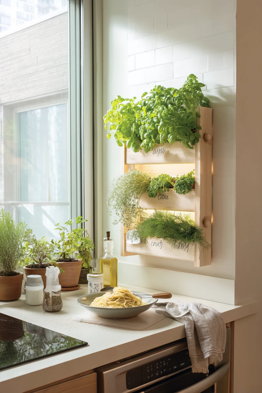 Modern Kitchen Herb Nook