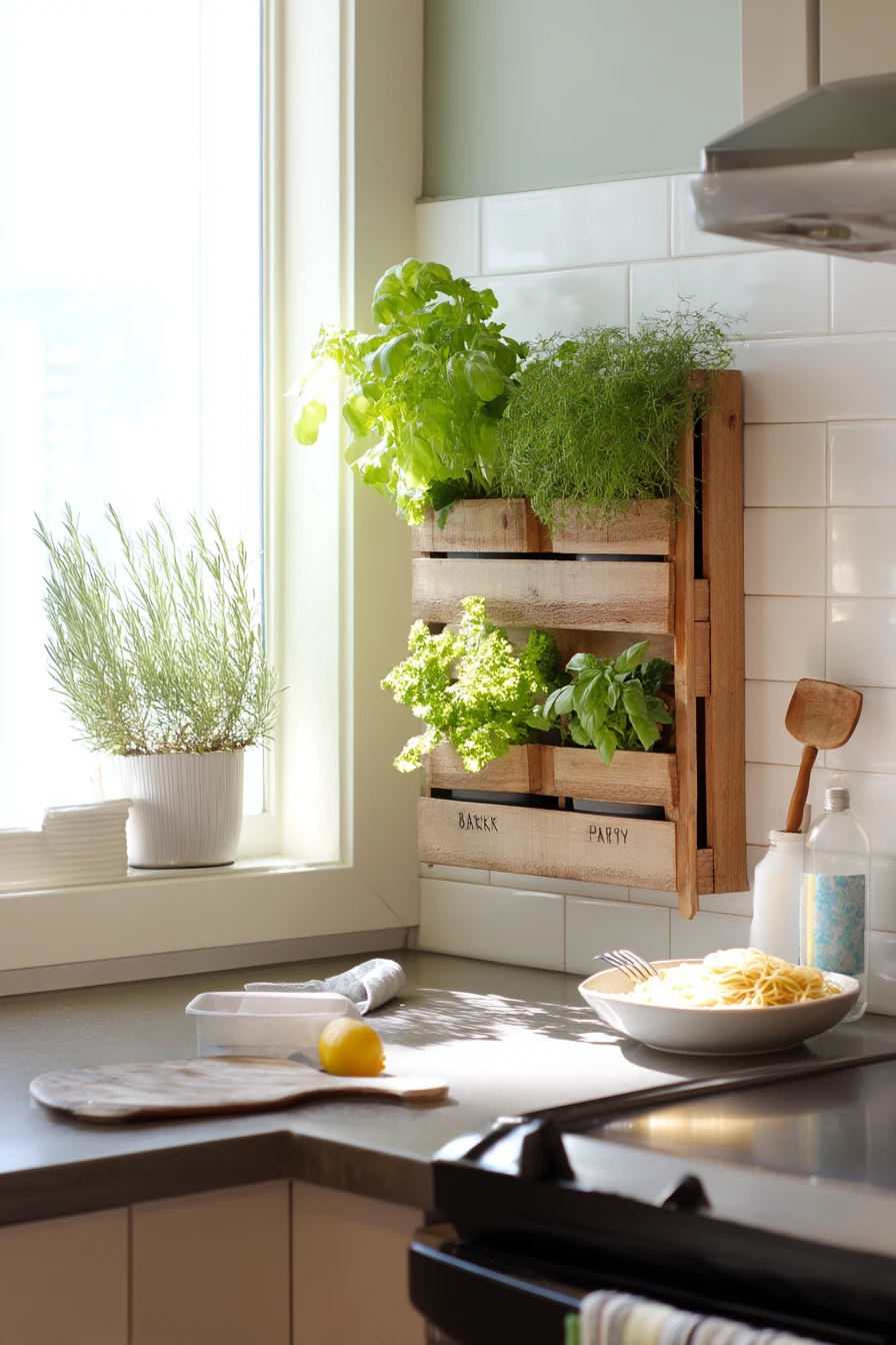Modern Kitchen Herb Nook