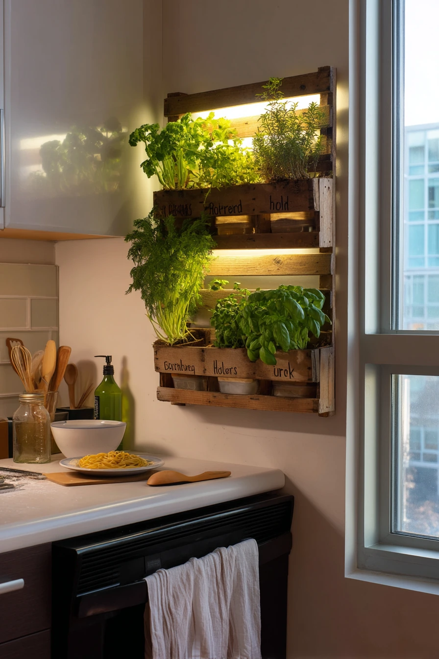 Modern Kitchen Herb Nook