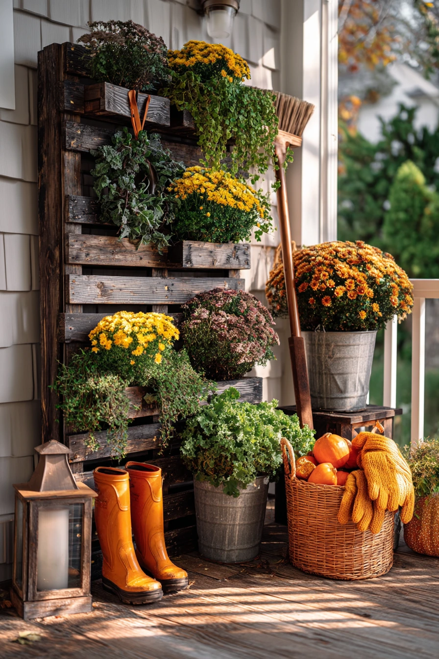 Seasonal Autumn Pallet Display