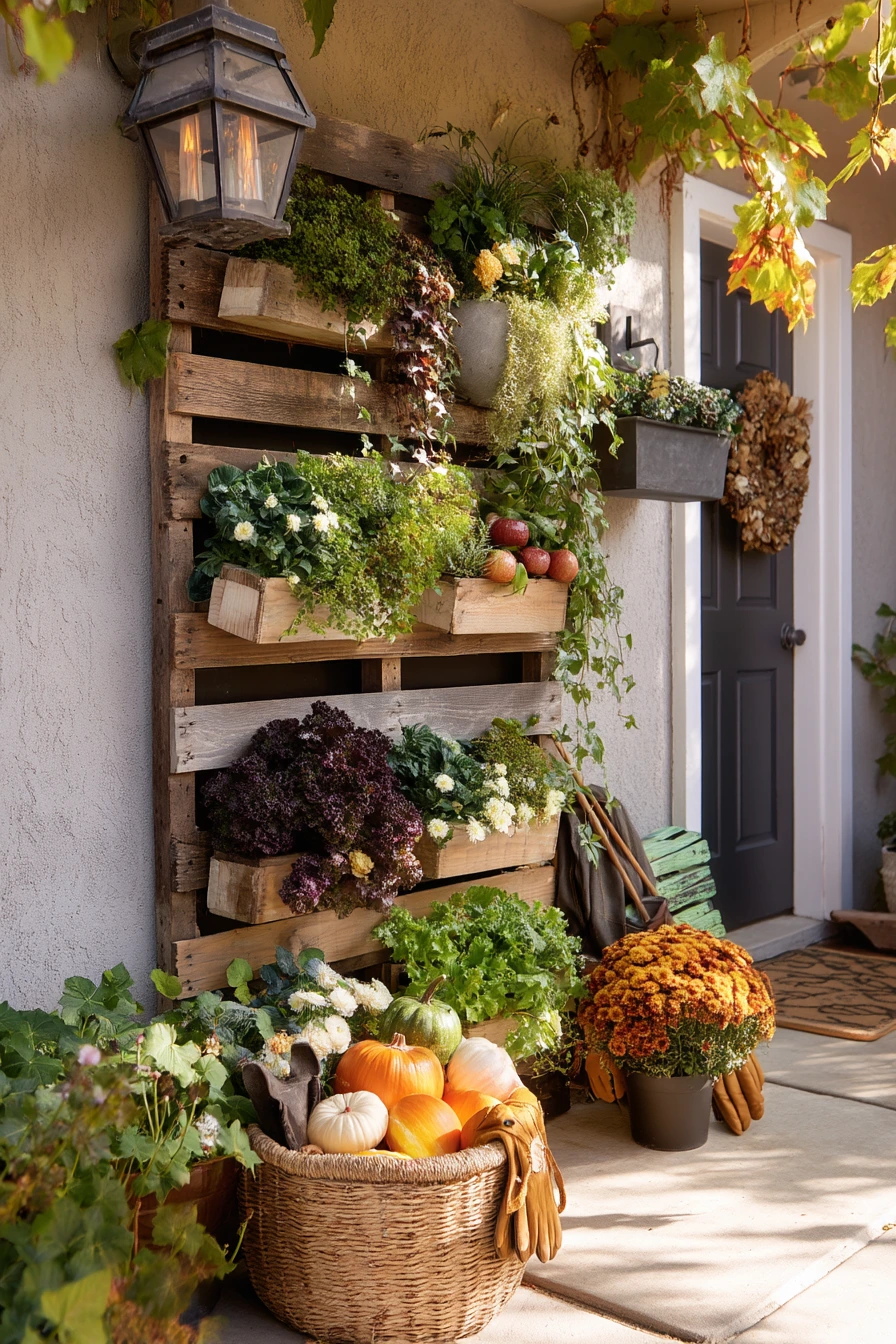 Seasonal Autumn Pallet Display