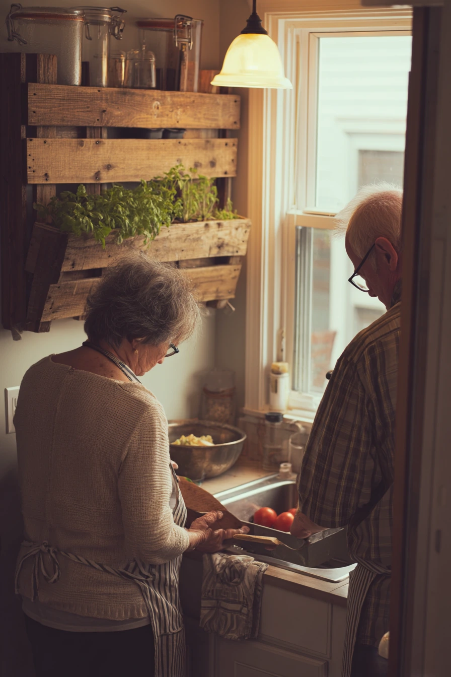 Kitchen Window Salvage Garden
