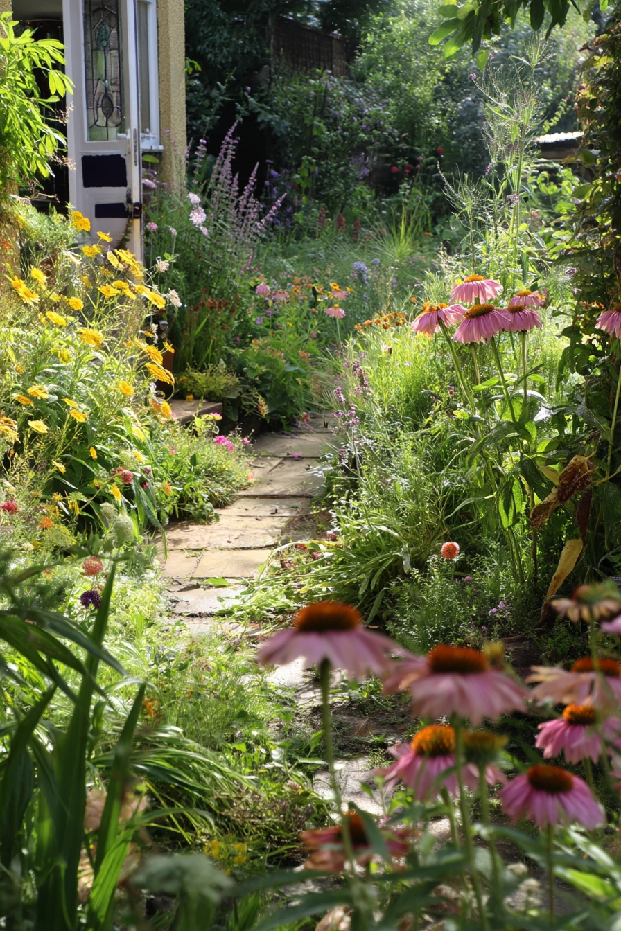 5. Pollinator-Friendly Front Garden