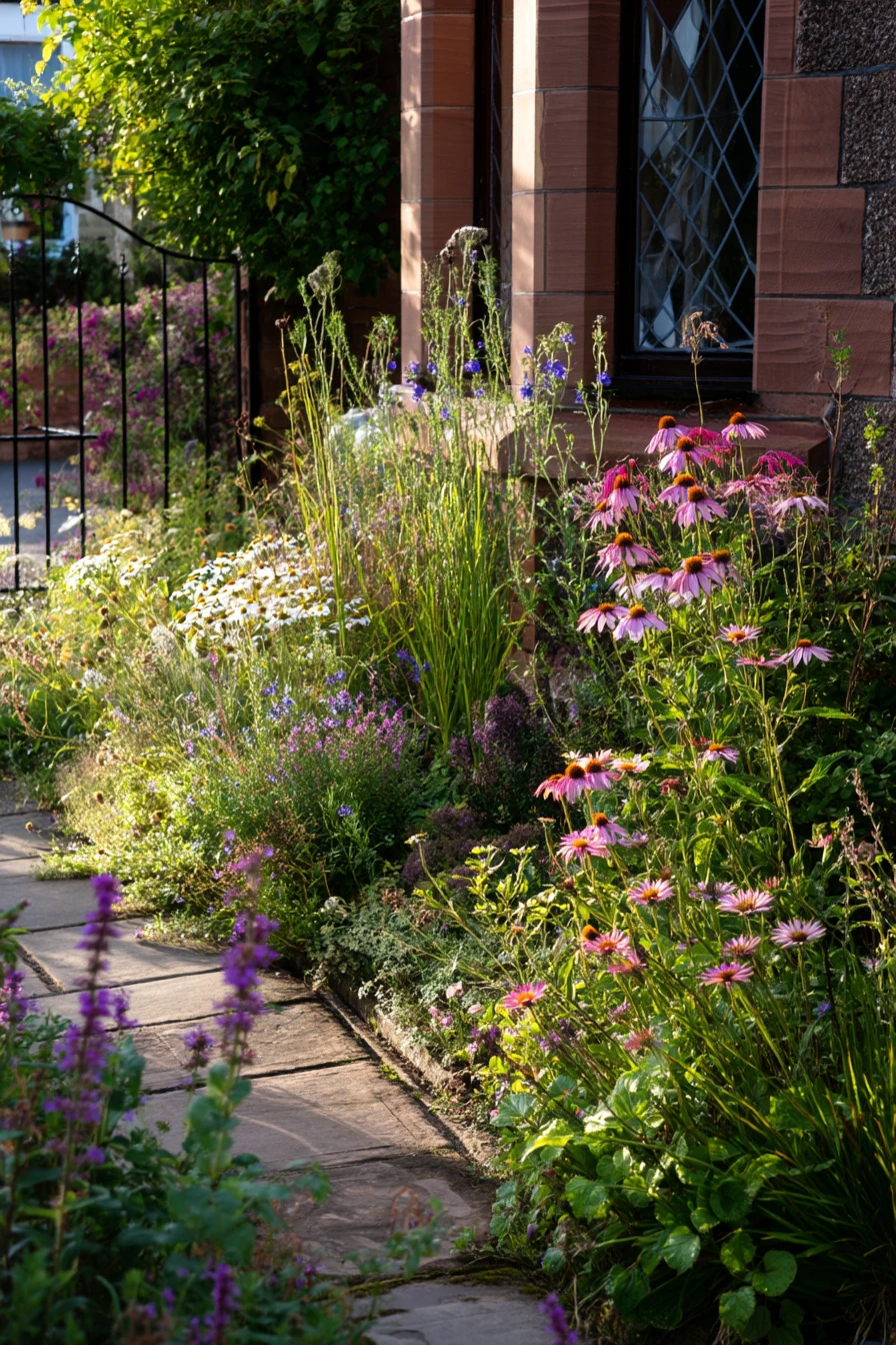5. Pollinator-Friendly Front Garden