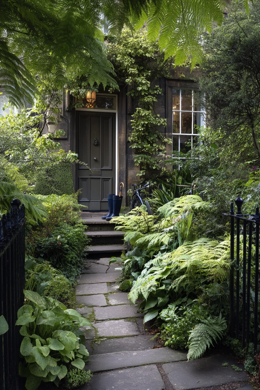 9. Shaded North-Facing Entrance