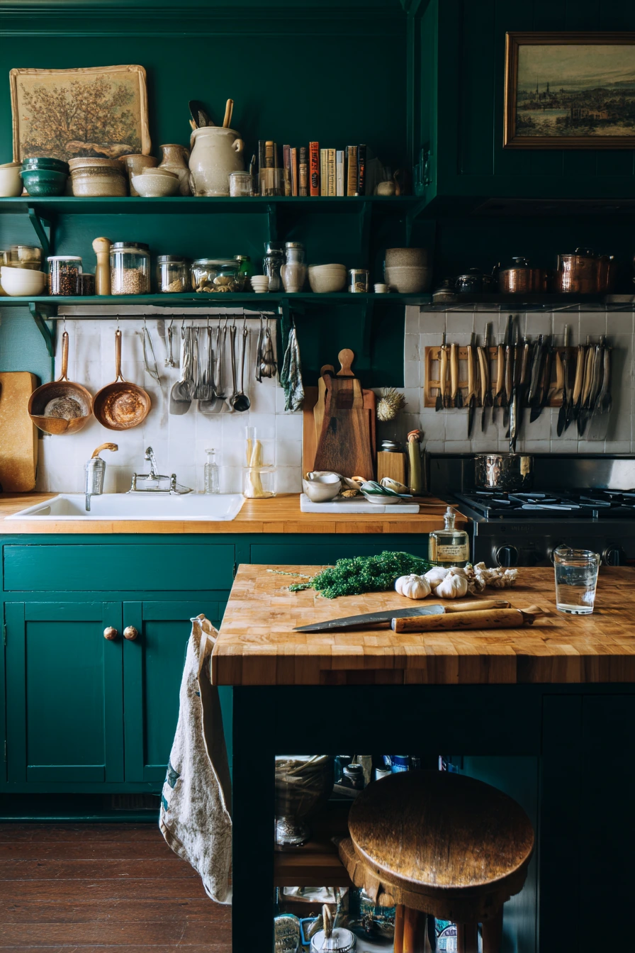 5. Victorian Kitchen for a Young Couple Who Cook