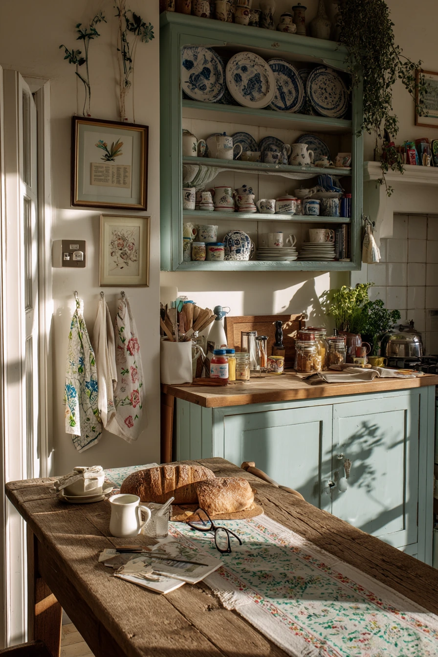 8. Victorian Kitchen with Cottage Layering