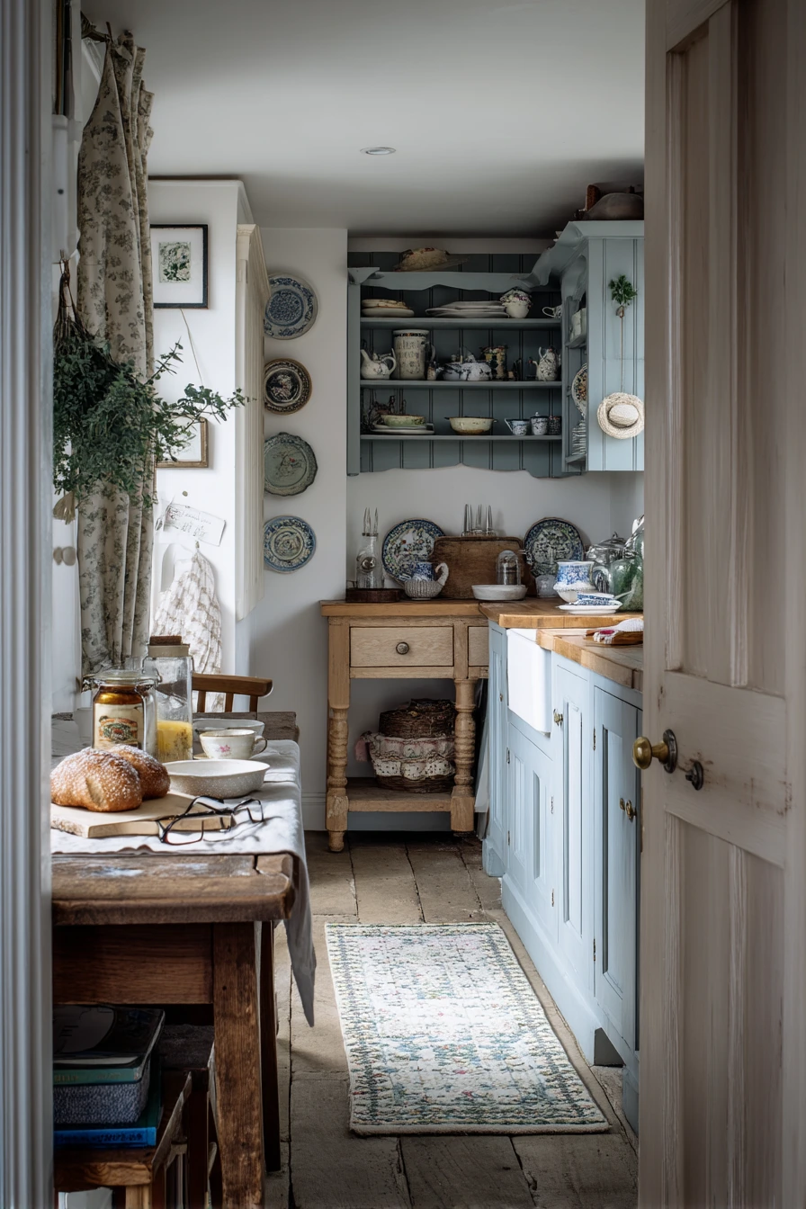 8. Victorian Kitchen with Cottage Layering