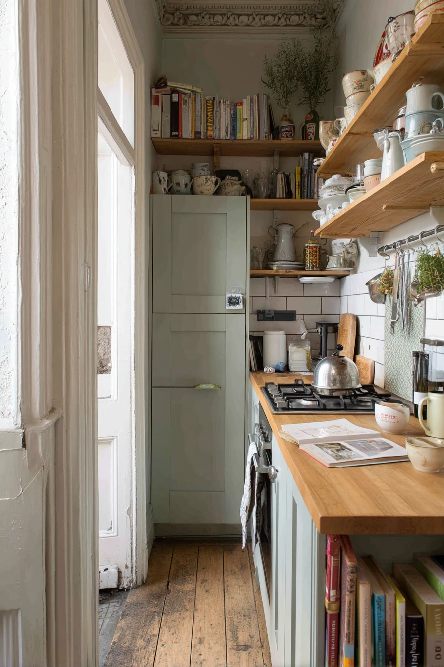 2. Small Victorian Kitchen in a City Flat