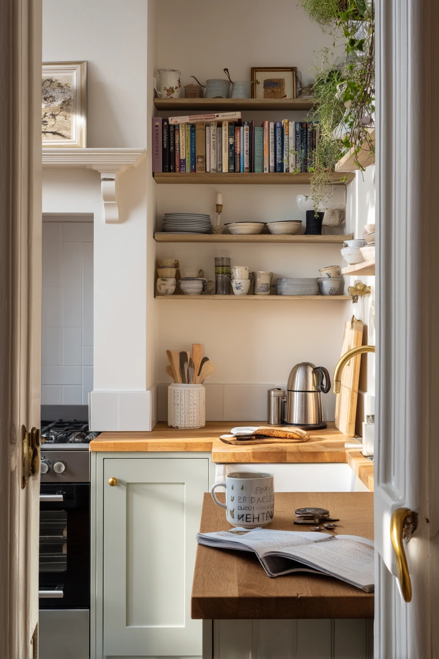 2. Small Victorian Kitchen in a City Flat