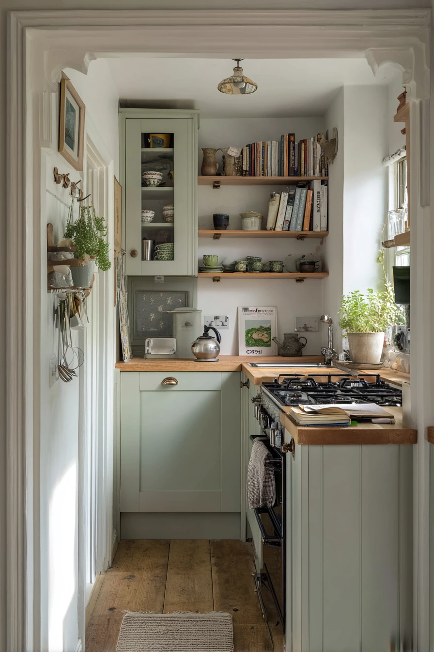 2. Small Victorian Kitchen in a City Flat