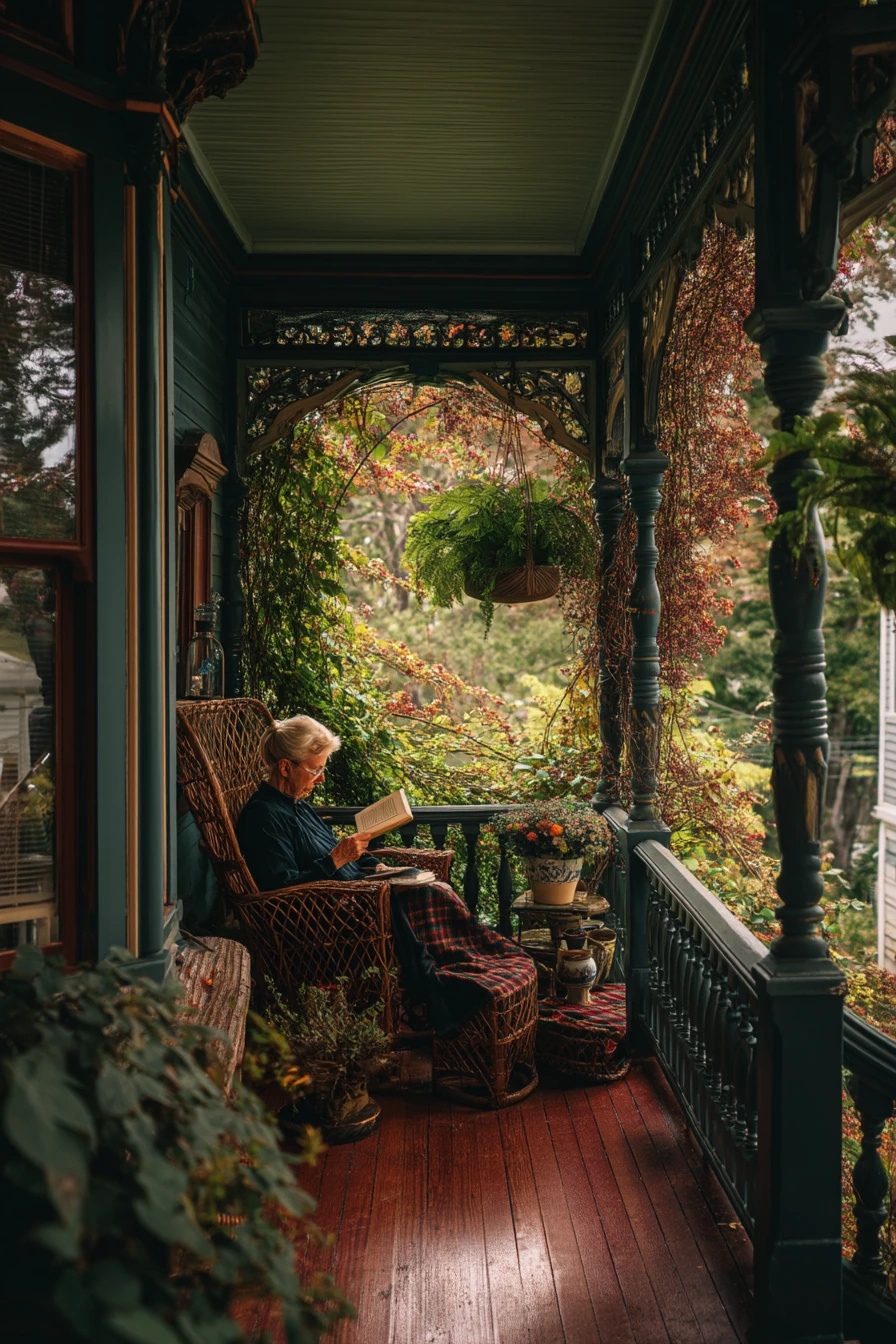Wrapped Porch with Reading Nook