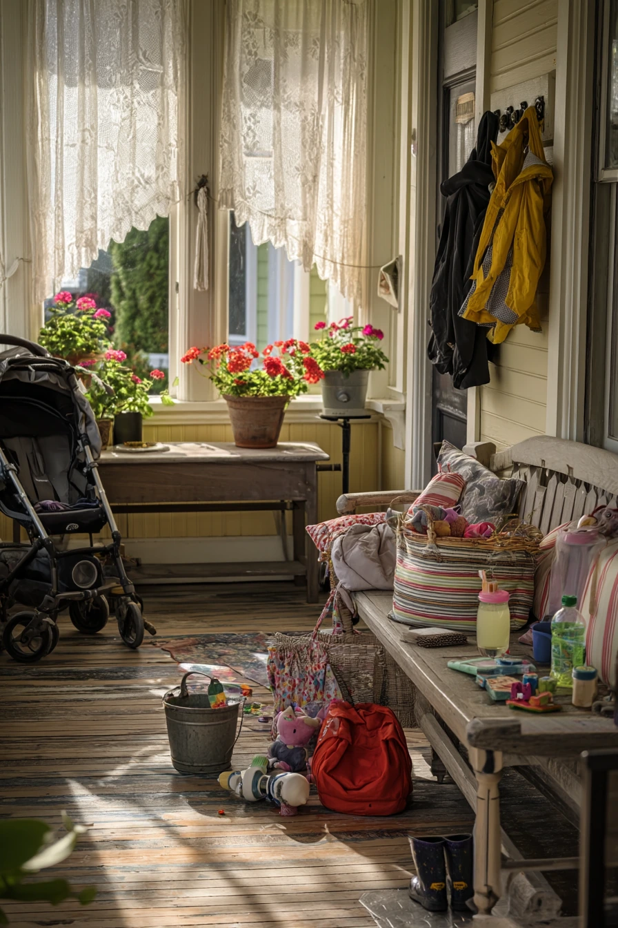 Victorian Porch for a Young Family