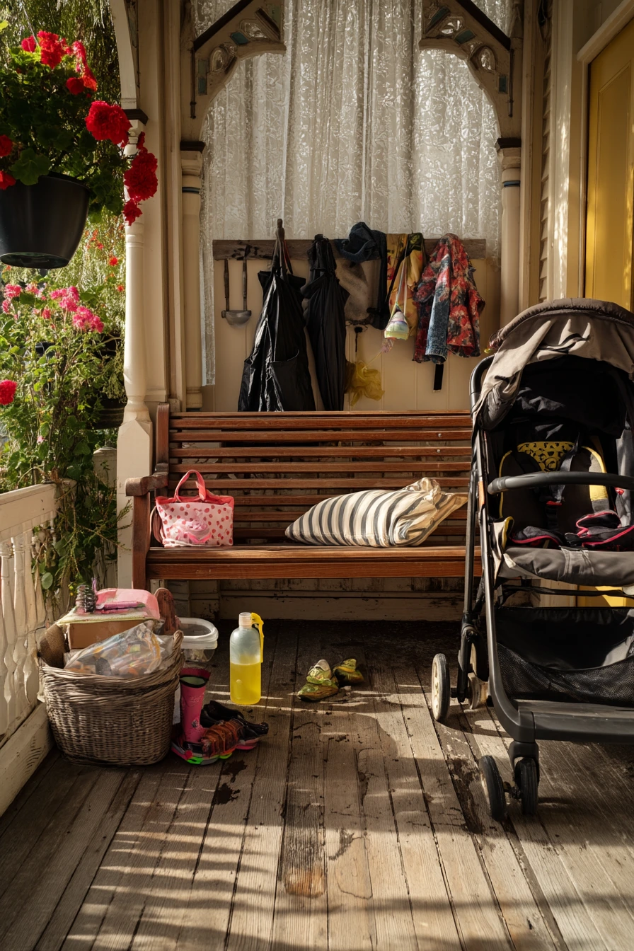 Victorian Porch for a Young Family