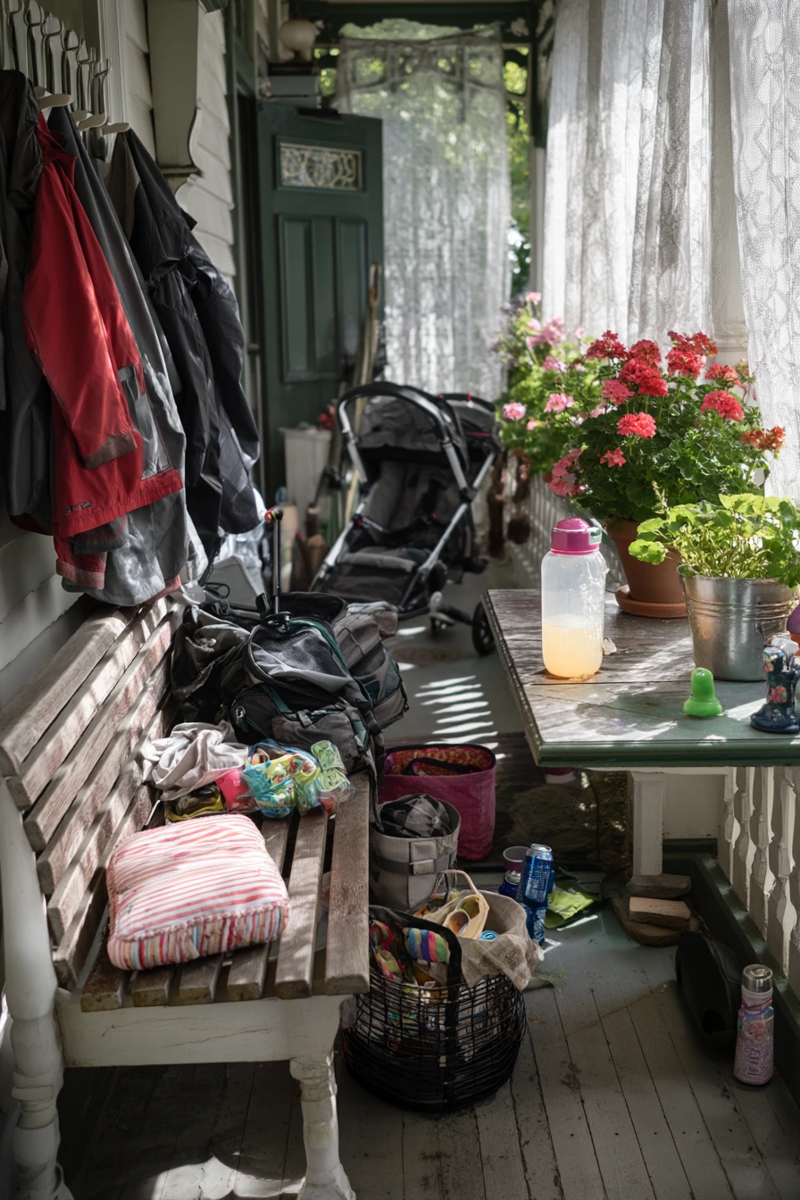 Victorian Porch for a Young Family