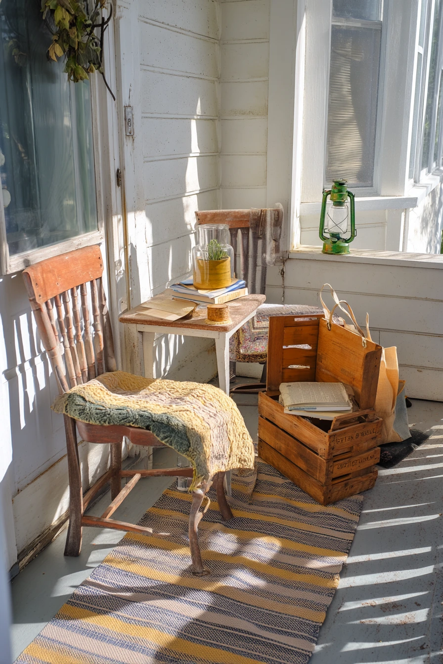 Budget Victorian Porch with Thrifted Finds