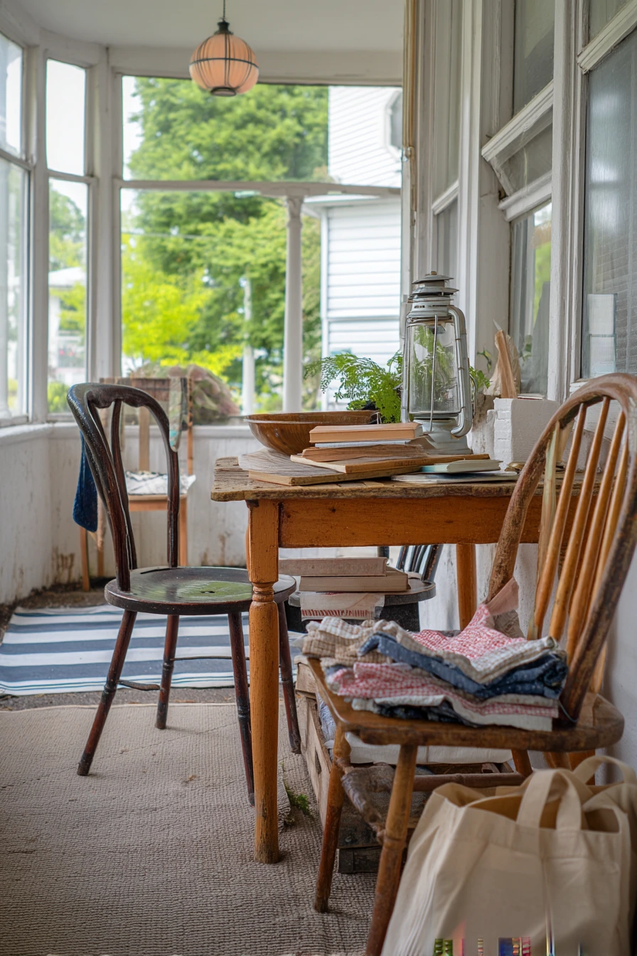 Budget Victorian Porch with Thrifted Finds