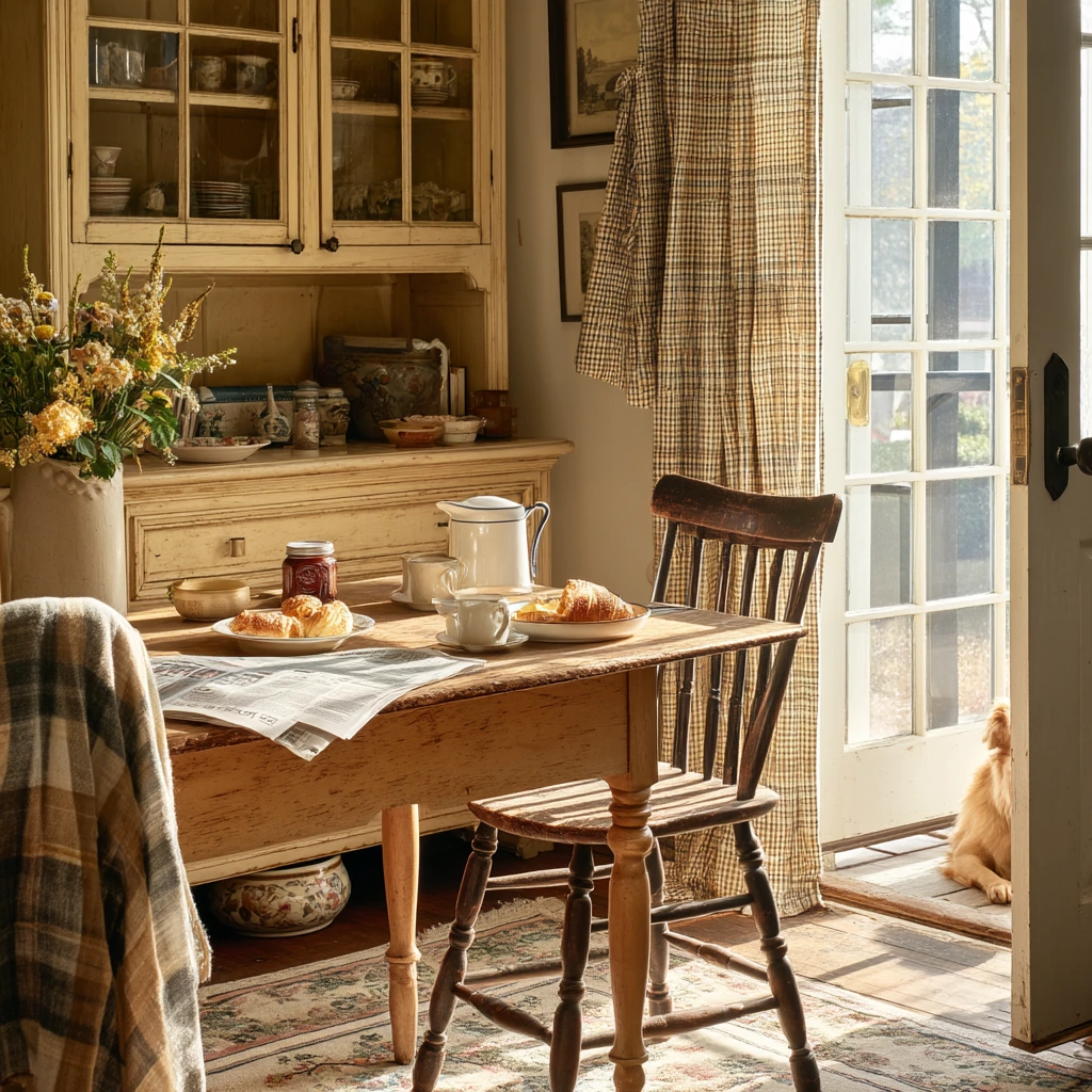 Breakfast Room with Cottage Vintage Charm