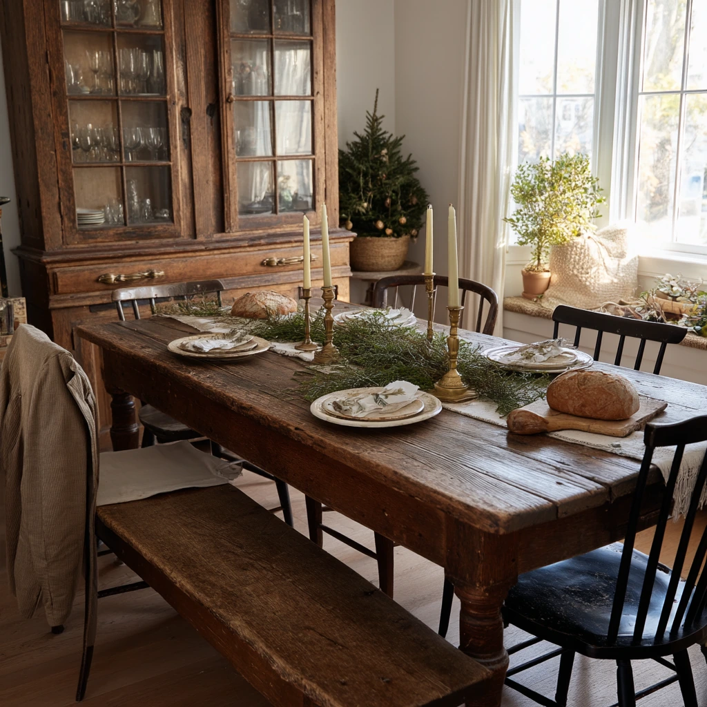 Holiday Vintage Dining Room with Everyday Life
