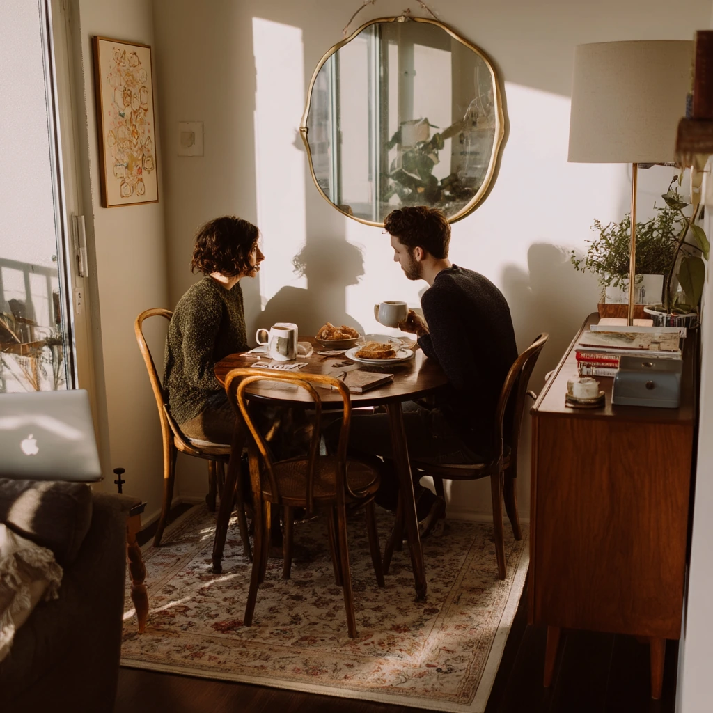 Small Apartment Vintage Dining Nook