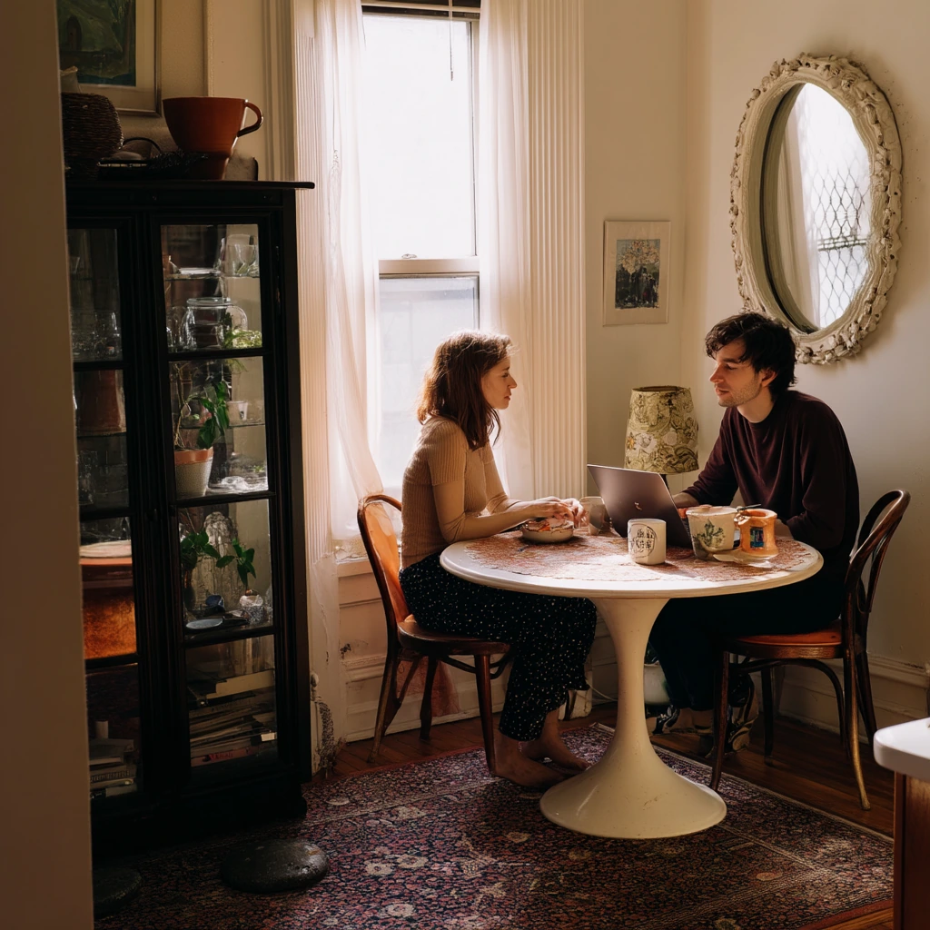 Small Apartment Vintage Dining Nook