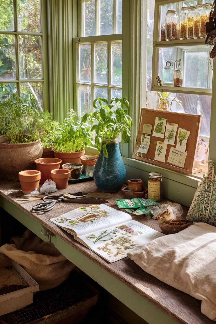 Afternoon Potting Table Still Life