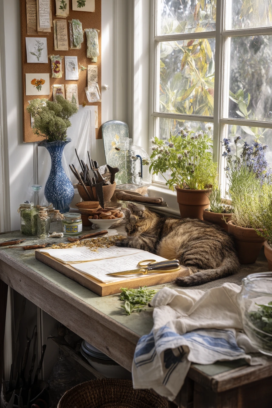 Afternoon Potting Table Still Life