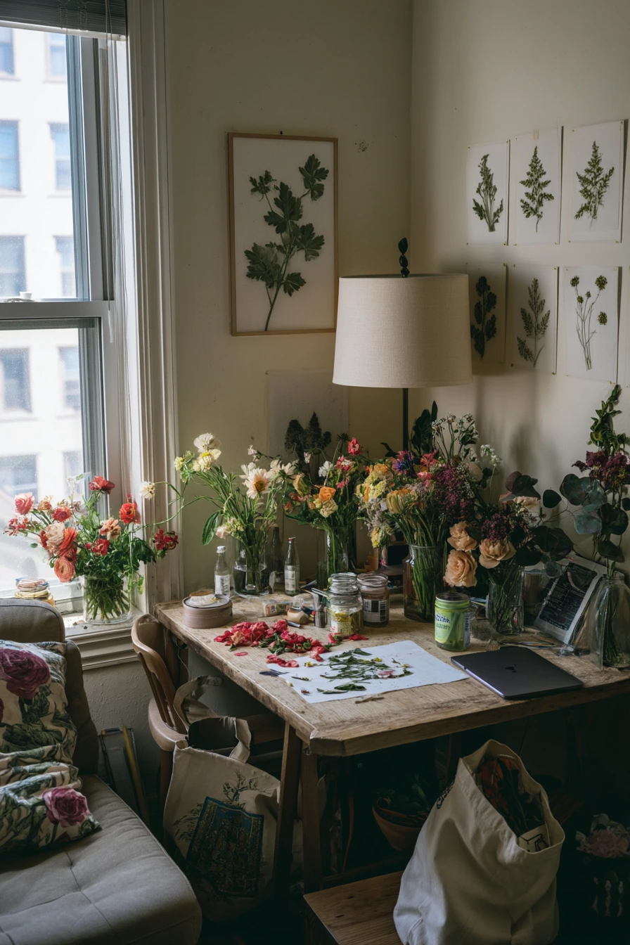 Weekend Market Flowers at Home