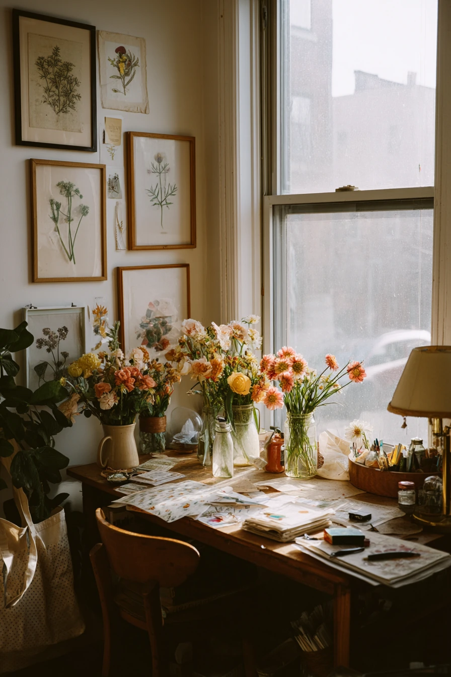 Weekend Market Flowers at Home