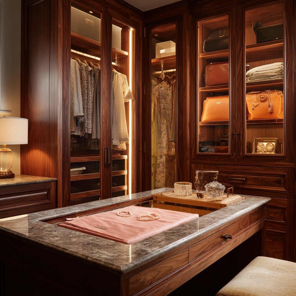 Luxury Primary Closet with Morning Dressing Ritual