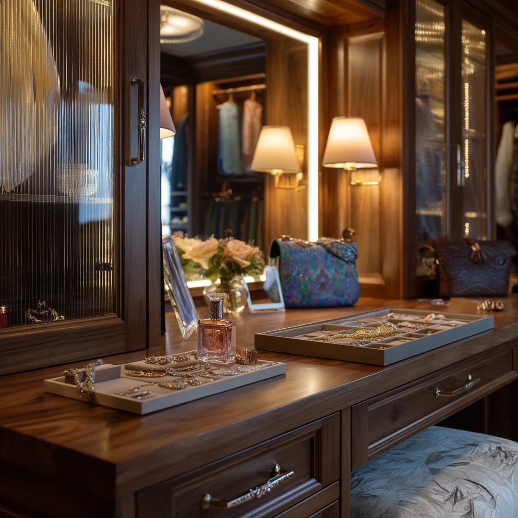Luxury Primary Closet with Morning Dressing Ritual