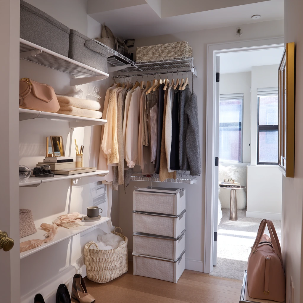 Small Apartment Closet Upgrade for a Solo Renter