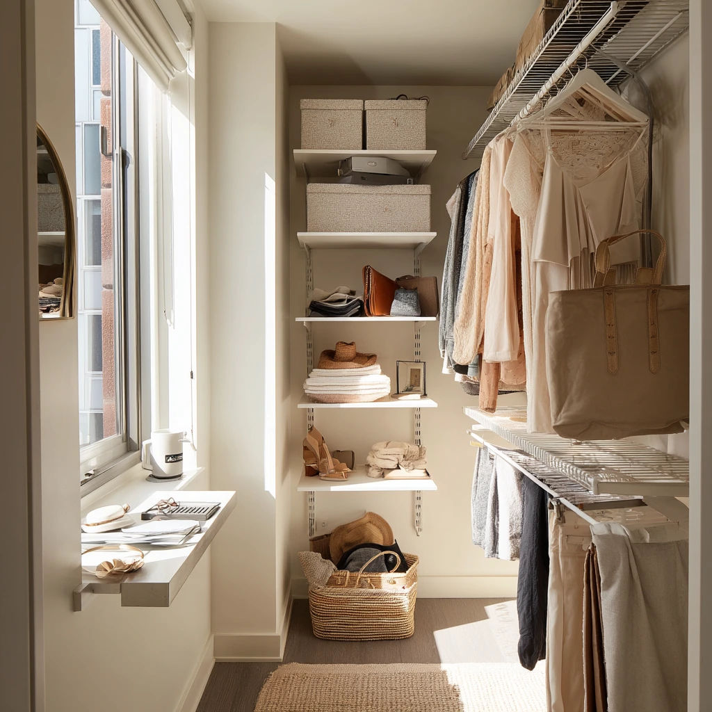 Small Apartment Closet Upgrade for a Solo Renter