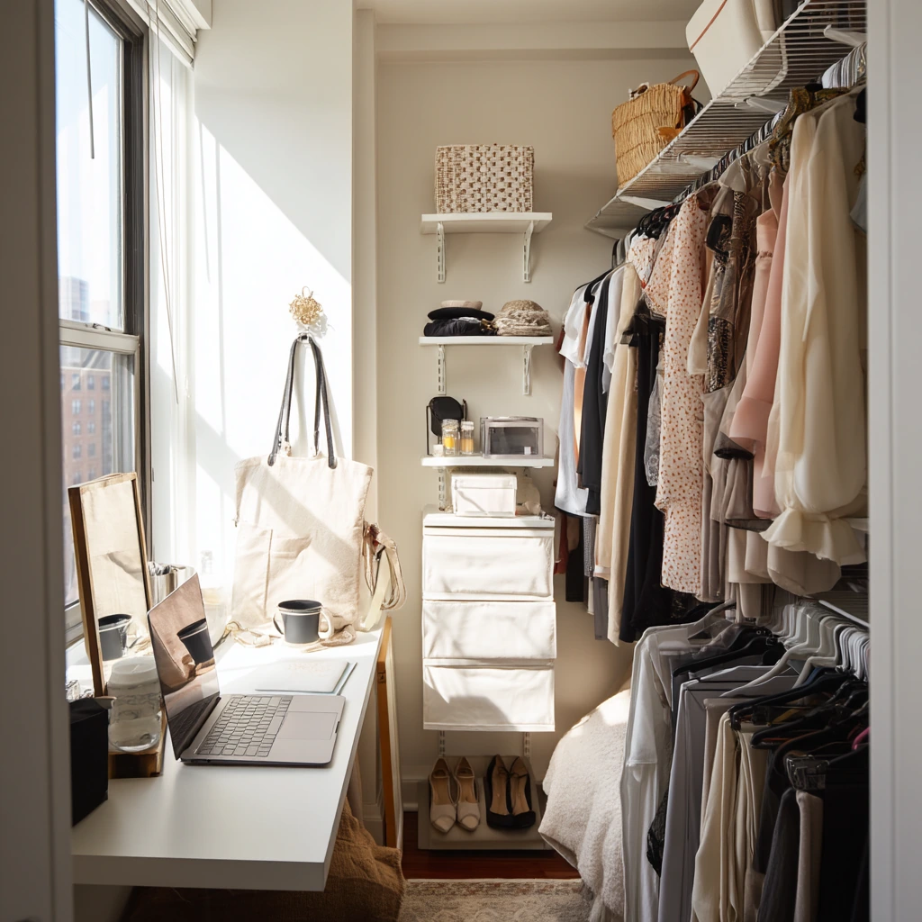 Small Apartment Closet Upgrade for a Solo Renter