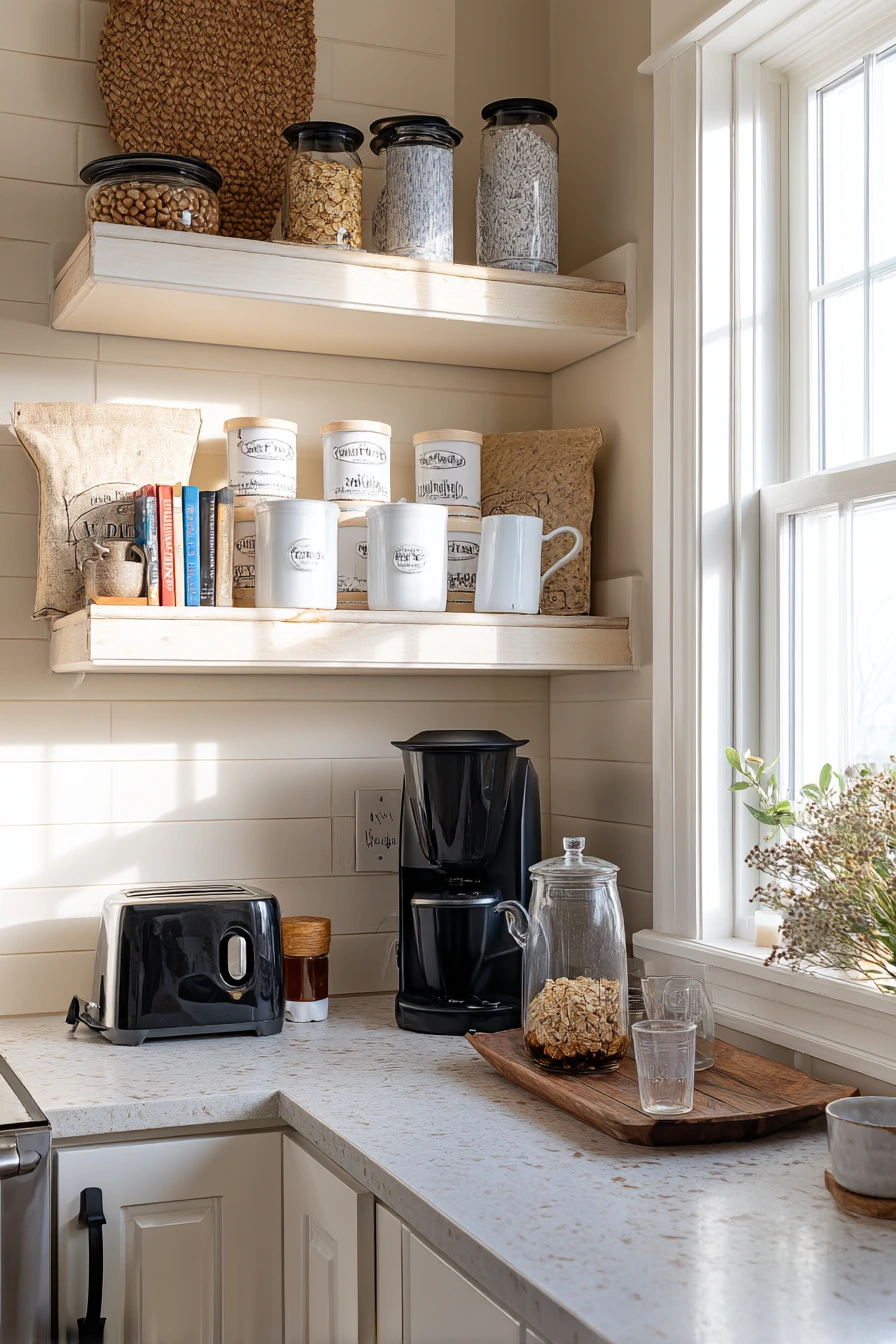 Coffee and Breakfast Pantry Nook