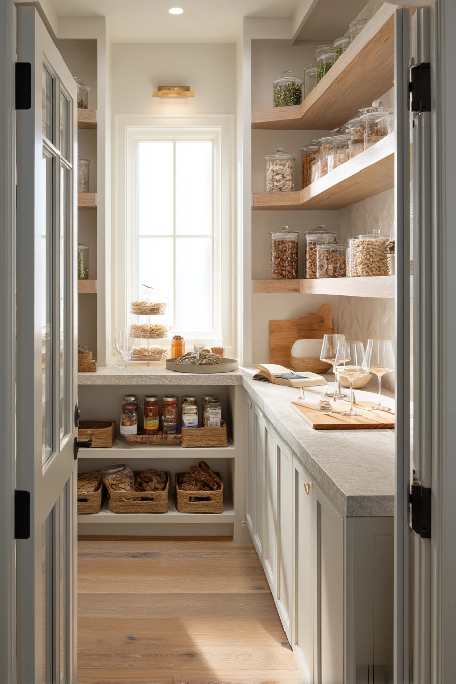 Elegant Pantry for Entertaining Hosts