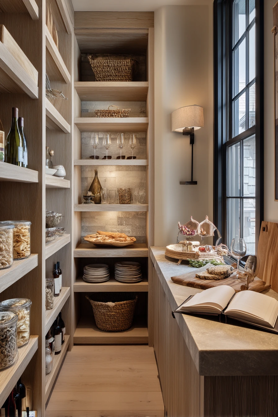 Elegant Pantry for Entertaining Hosts