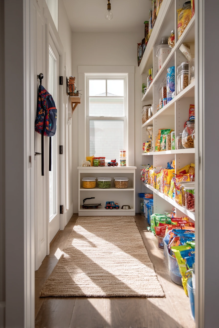Pantry with Pet and Kid Life Stacks