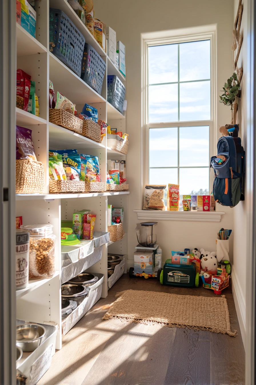 Pantry with Pet and Kid Life Stacks