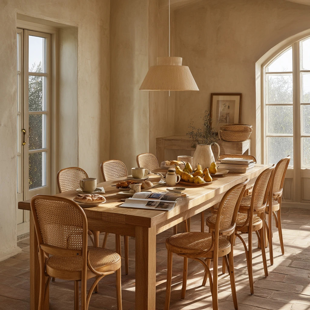 Quiet Morning Breakfast Scene
