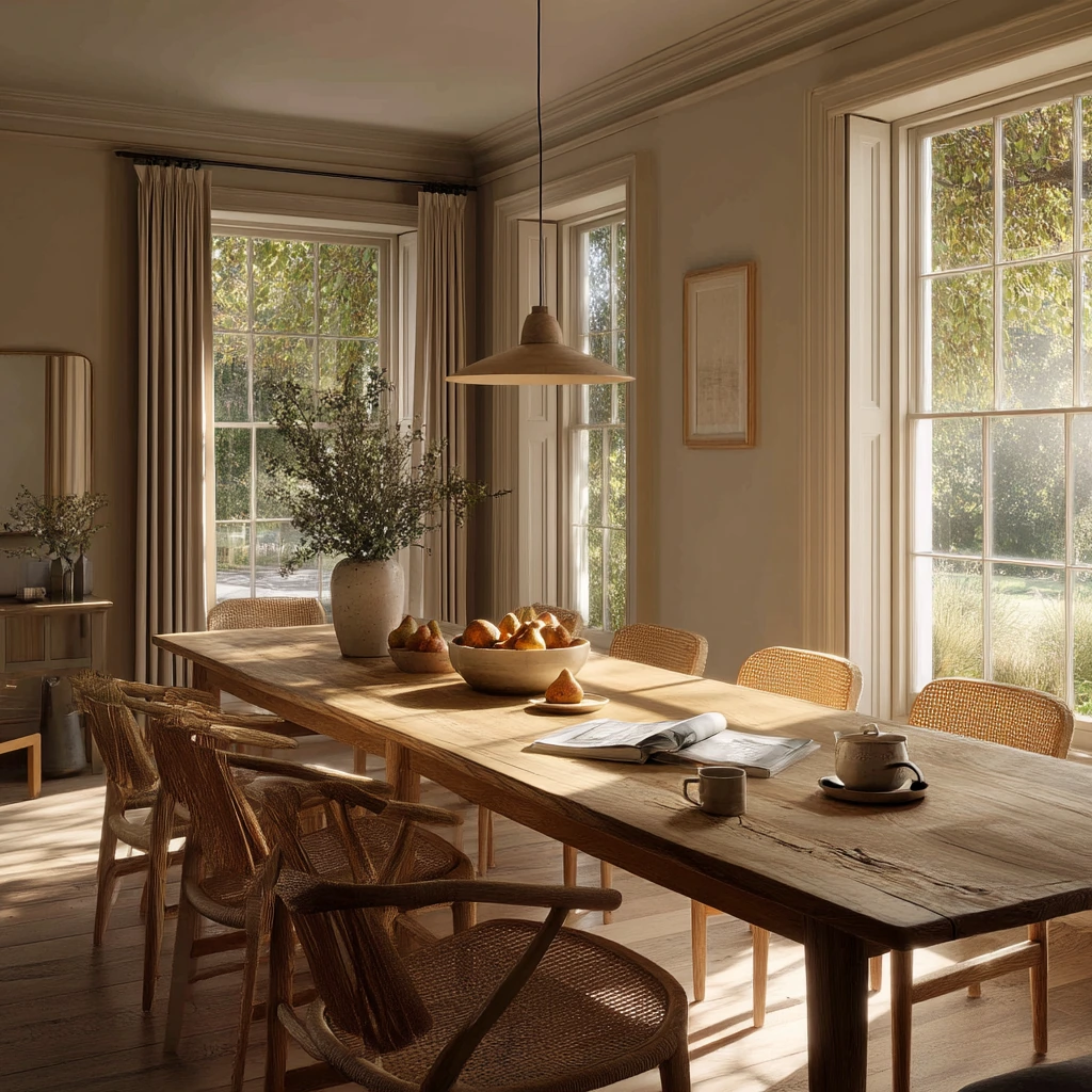 Quiet Morning Breakfast Scene