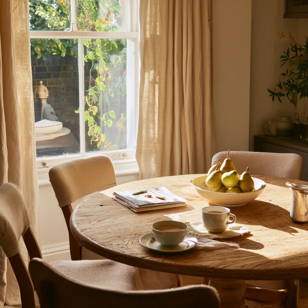 Sunlit Family Breakfast Nook