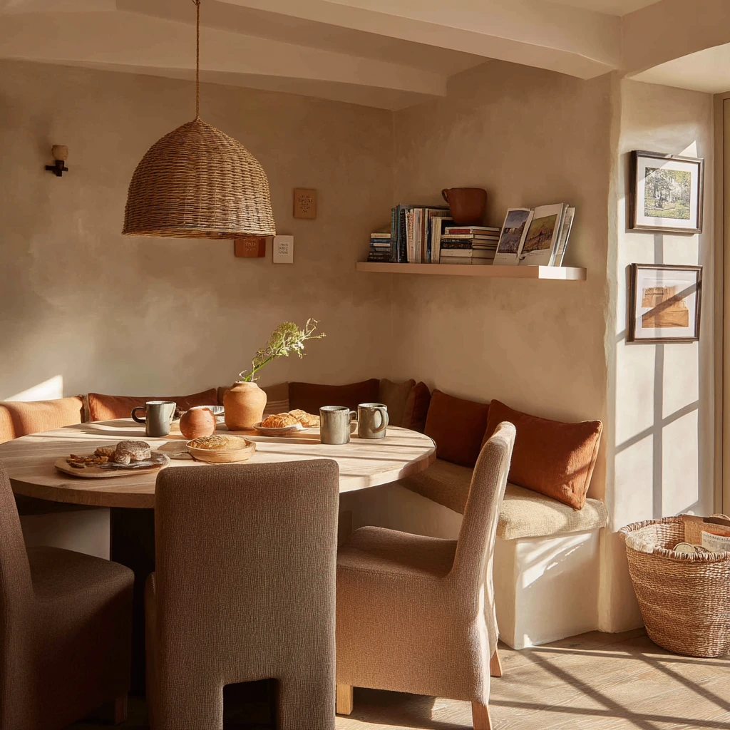 warm tan dining room ideas