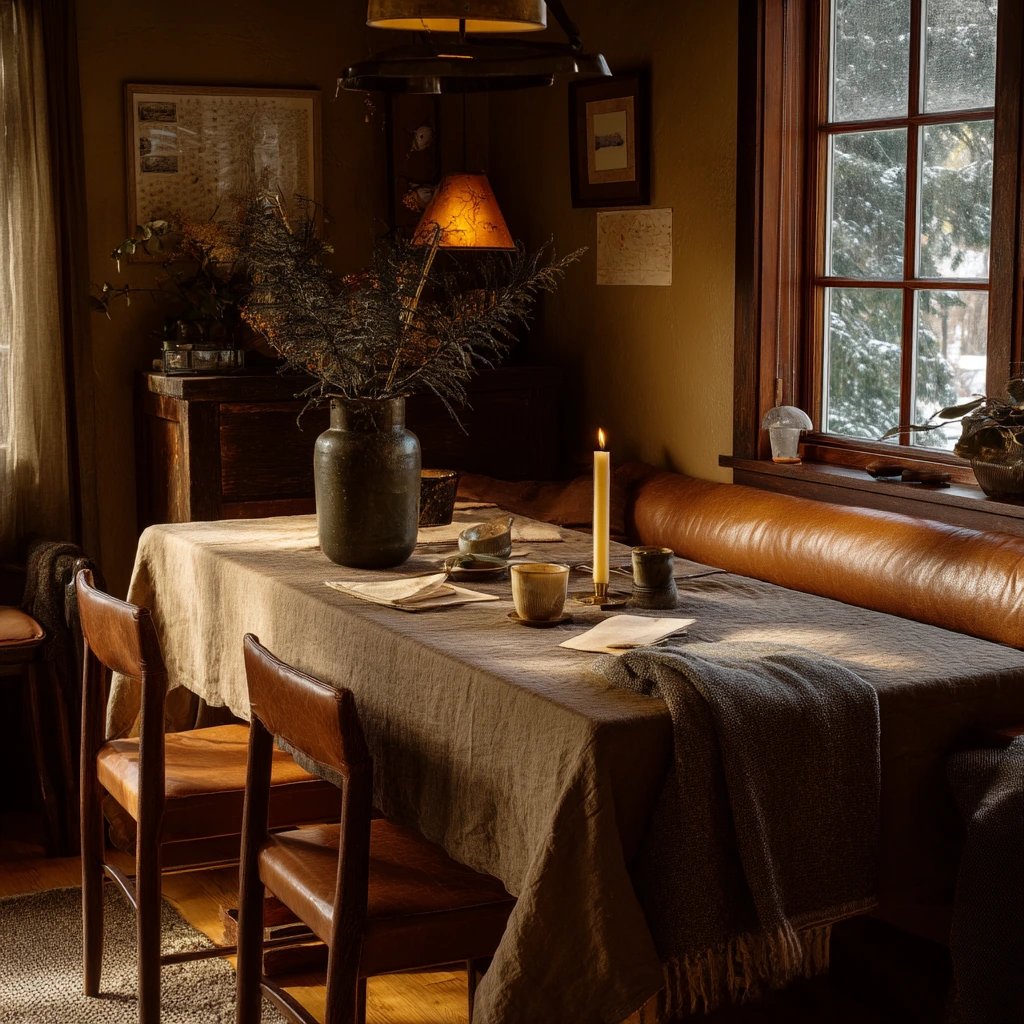 Cozy Winter Hosting Scene