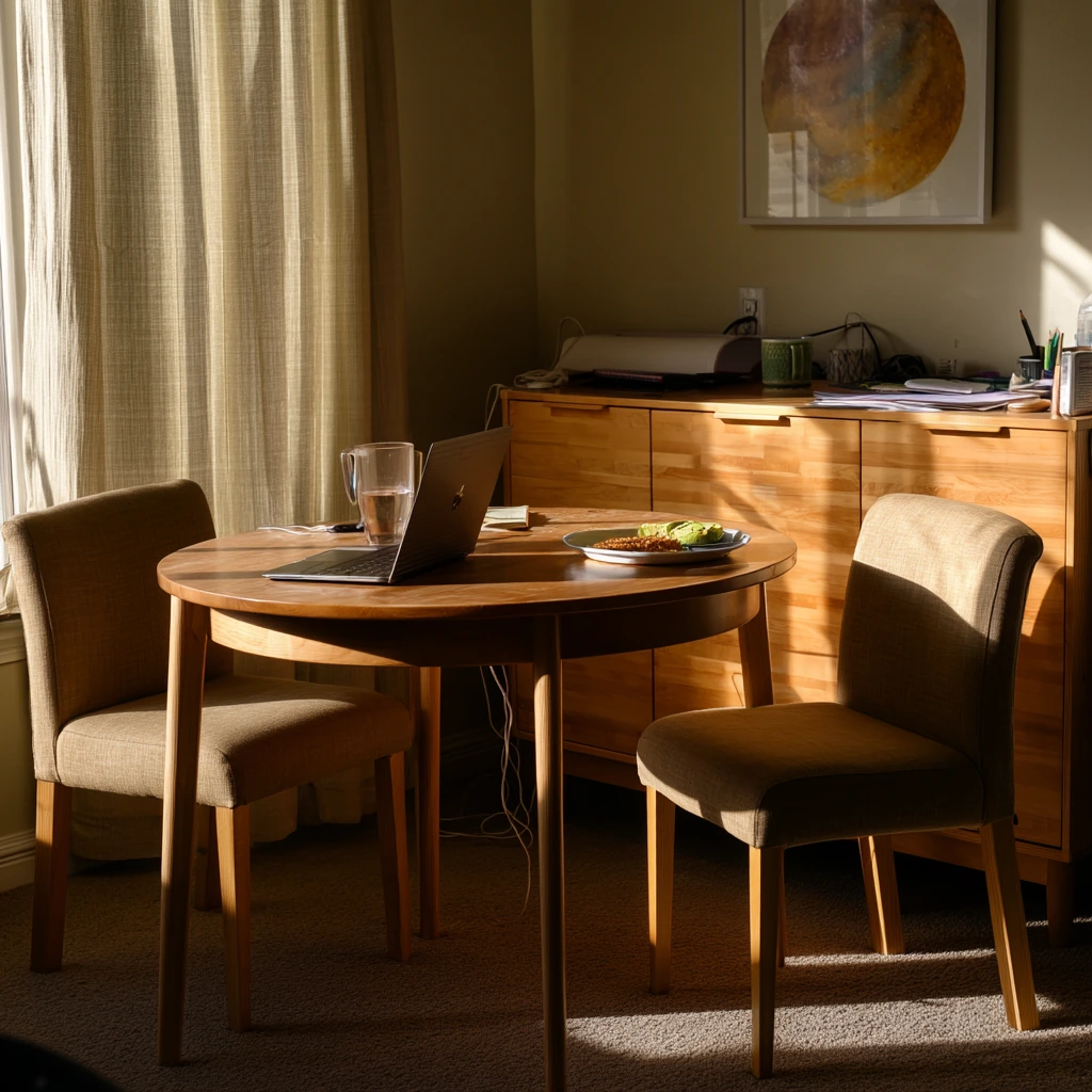 Morning Light and Work-from-Home Lunch